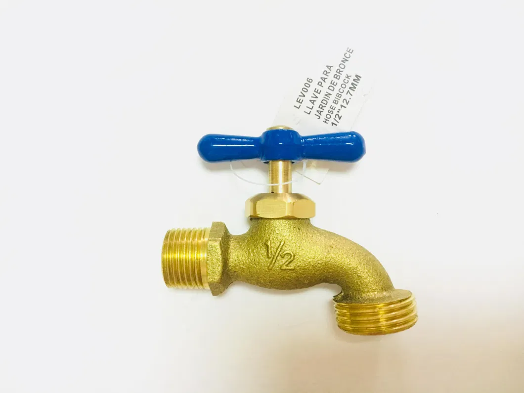 South American Model Zinc Alloy Brass Bibcock Water Tap Faucet