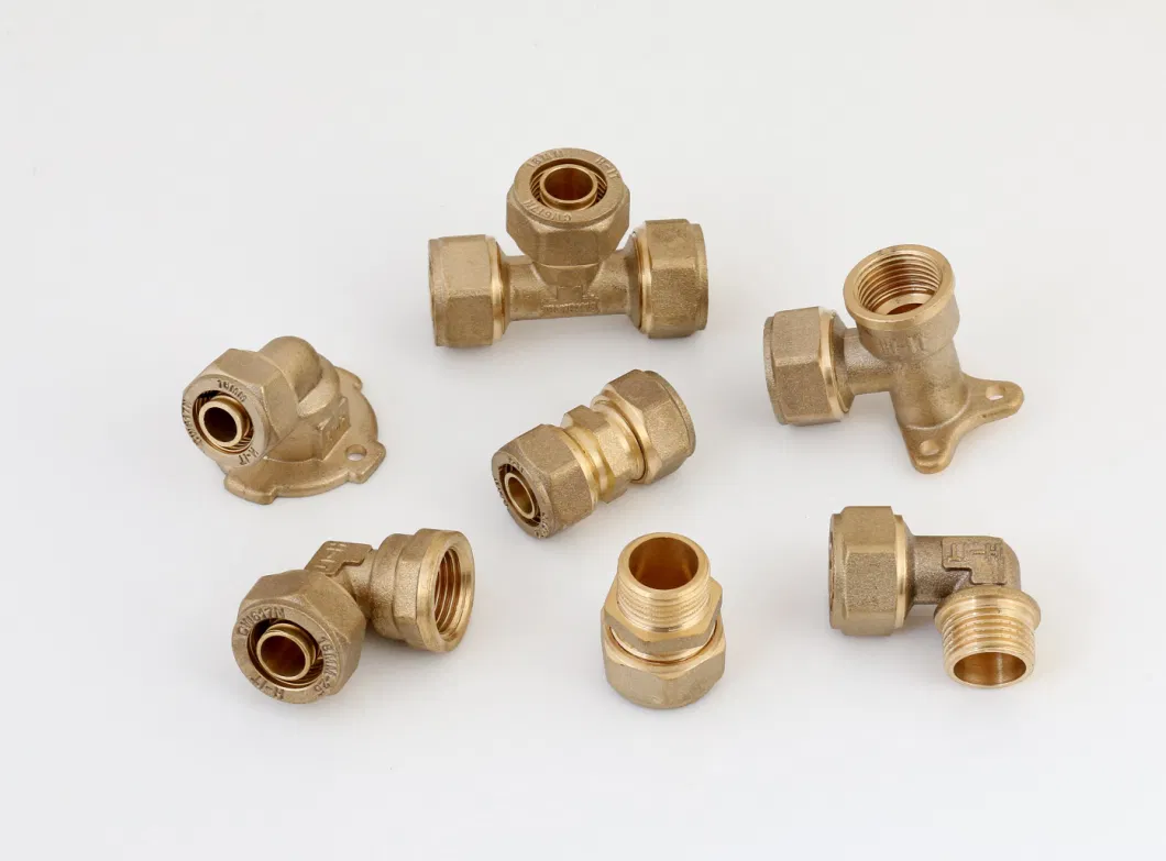 Coupling (U TYPE) Brass Press Fittings for Pex-Al-Pex Pipes