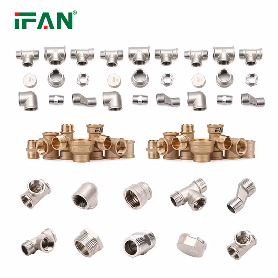 Brass Material Adapter Plumbing Pipe Fittings Bushings