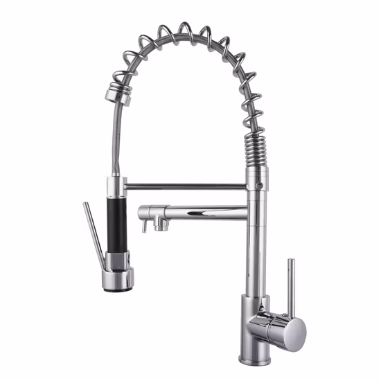 New Design Kitchen Faucet Bibcock with Pull Down Sprayer Odn-39