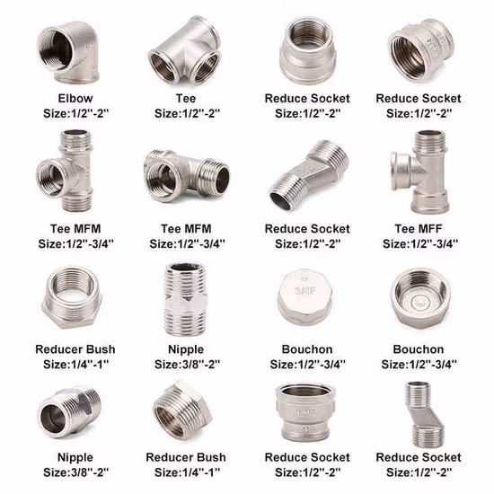 Adaptateur de matériau en laiton, bagues de raccords de tuyaux de plomberie