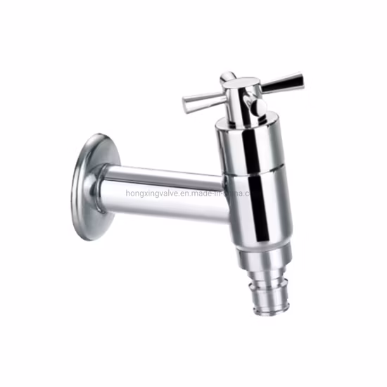 Robinet de lavabo de cuisine de jardin, raccord de tuyau, robinet à bavoir en laiton chromé